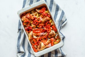 Drumsticks met aardappelpartjes